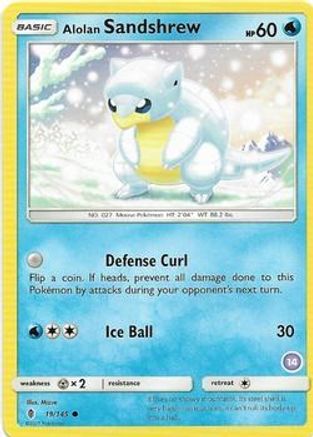 Alolan Sandshrew () 019 - SM Trainer Kit Alolan Sandslash & Alolan Ninetales