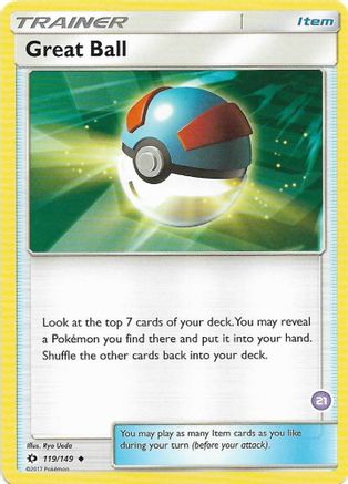 Great Ball (#, Alolan Sandslash Half-Deck) 021 - SM Trainer Kit Alolan Sandslash & Alolan Ninetales