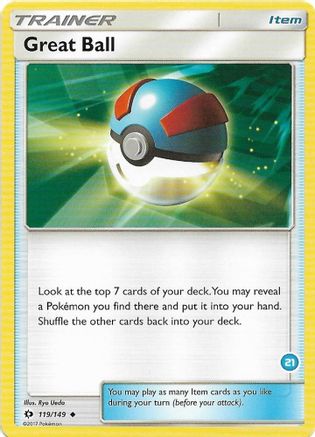 Great Ball (#, Alolan Ninetales Half-Deck) 021 - SM Trainer Kit Alolan Sandslash & Alolan Ninetales
