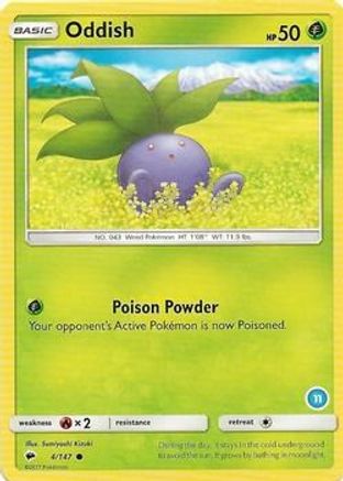 Oddish () 004 - SM Trainer Kit Alolan Sandslash & Alolan Ninetales