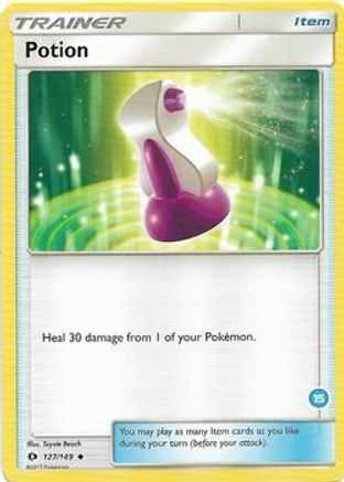 Potion () 127 - SM Trainer Kit Alolan Sandslash & Alolan Ninetales