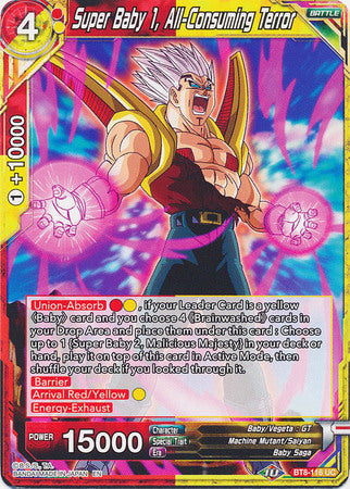 Super Baby 1, All-Consuming Terror (BT8-116) [Malicious Machinations] Parallel Foil