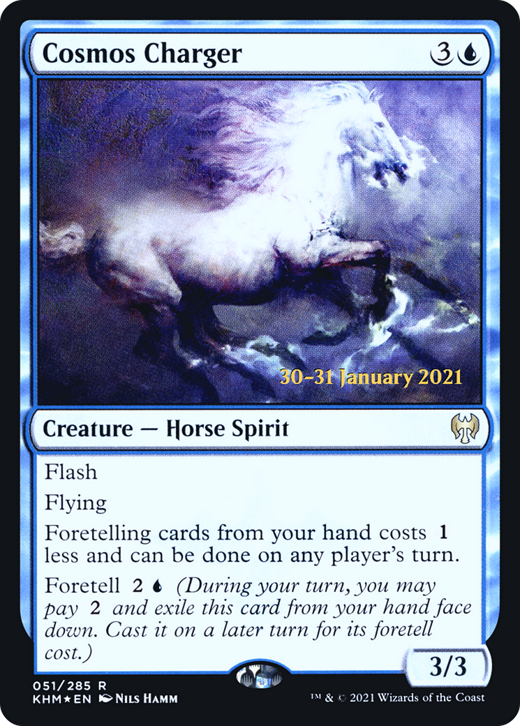 Cosmos Charger (PRE-51S) - Kaldheim Promos Foil