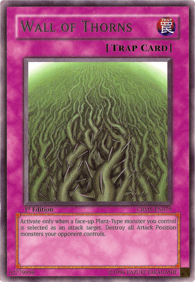 Wall of Thorns [CRMS-EN079] Rare - Josh's Cards