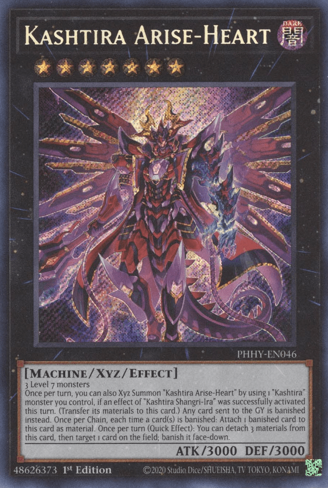 Kashtira Arise-Heart [PHHY-EN046] Secret Rare - Josh's Cards