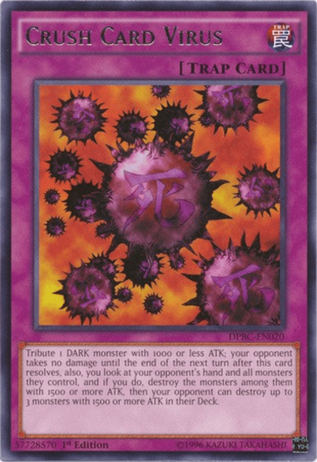 Crush Card Virus [DPBC-EN020] Rare - Josh's Cards