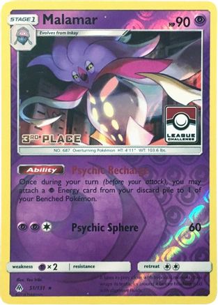 Malamar 051/131 - League & Championship Cards - Reverse Holofoil