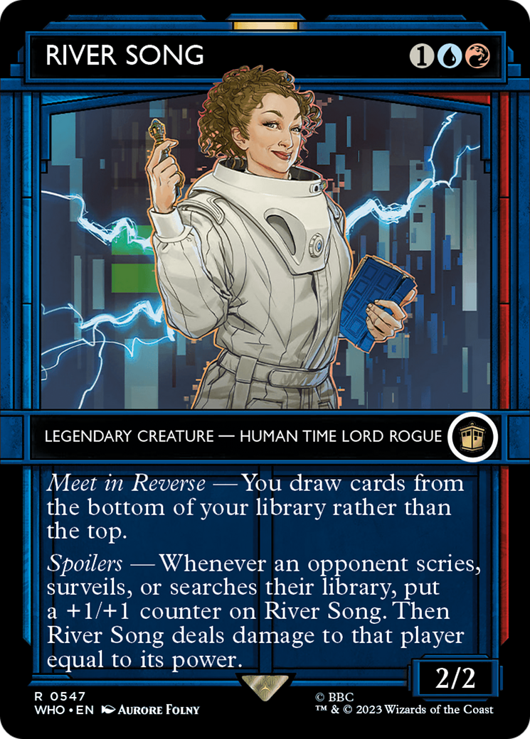 River Song (WHO-547) - Doctor Who: (Showcase) (Borderless)