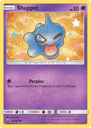 Shuppet 064/168 - SM  Celestial Storm Reverse Holofoil