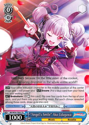 "Angel's Smile" Ako Udagawa (BD/W54-TE03 TD) - BanG Dream! Girls Band Party!