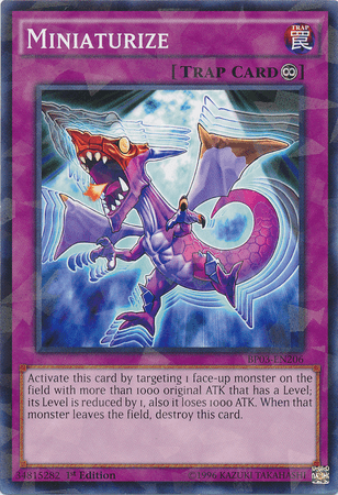 Miniaturize [BP03-EN206] Shatterfoil Rare - Josh's Cards