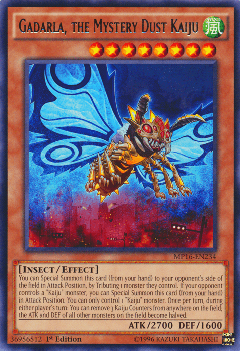 Gadarla, the Mystery Dust Kaiju [MP16-EN234] Rare - Josh's Cards