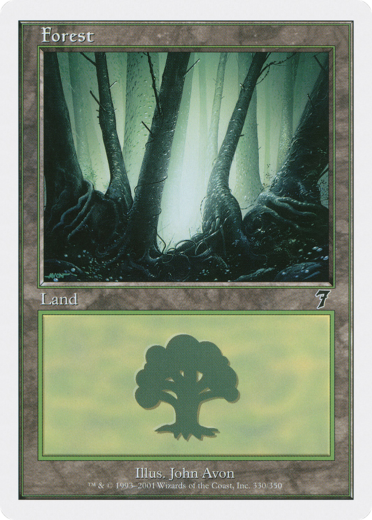 Forest (330) [Seventh Edition] Foil