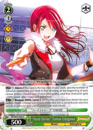 "Hard Strike" Tomoe Udagawa (BD/W54-E045 C) - BanG Dream! Girls Band Party!