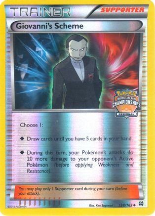 Giovanni's Scheme 138/162 - League & Championship Cards - Reverse Holofoil