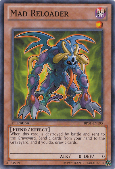 Mad Reloader [BP01-EN195] Common - Josh's Cards