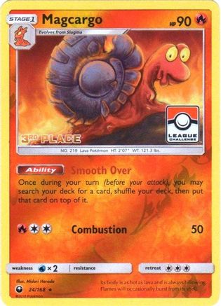 Magcargo (Pokemon League) [3rd Place] 024/168 - League & Championship Cards Reverse Holofoil