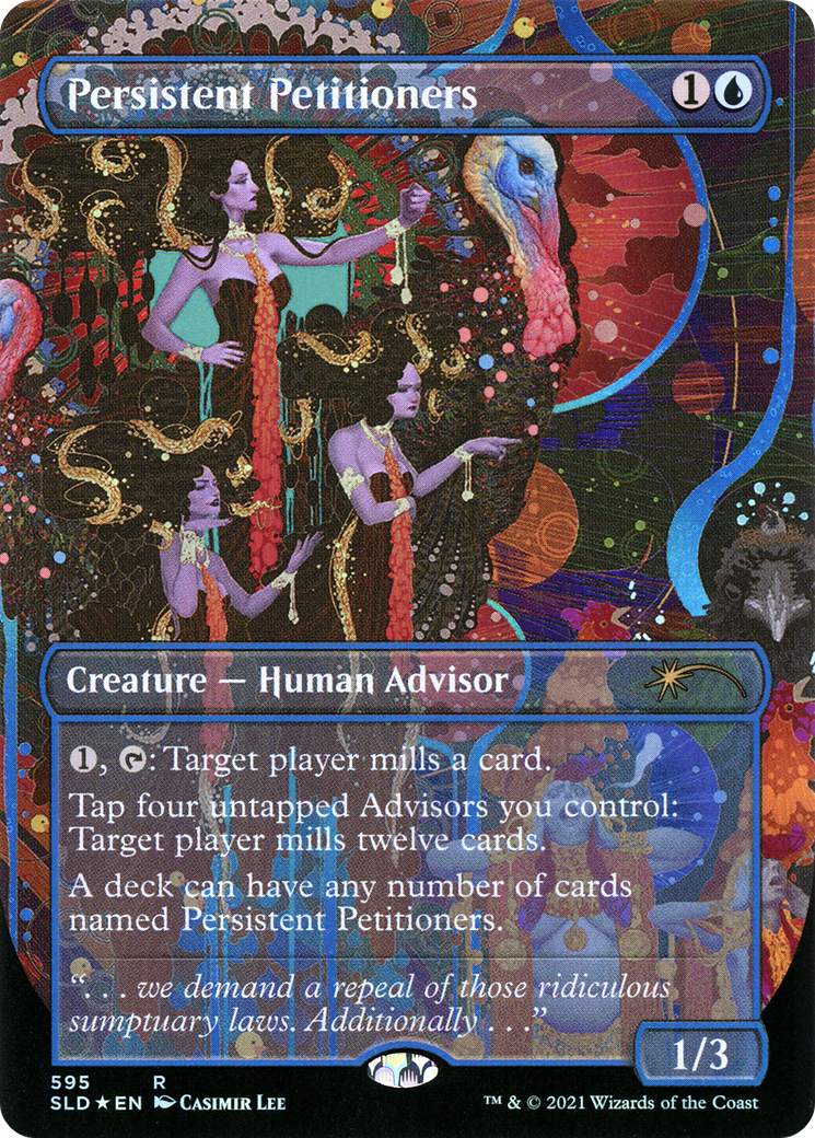 Persistent Petitioners (SLD-595) - Secret Lair Drop (Borderless) Foil