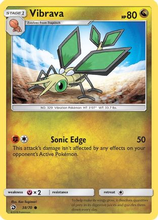 Vibrava 038/70 - Dragon Majesty Reverse Holofoil