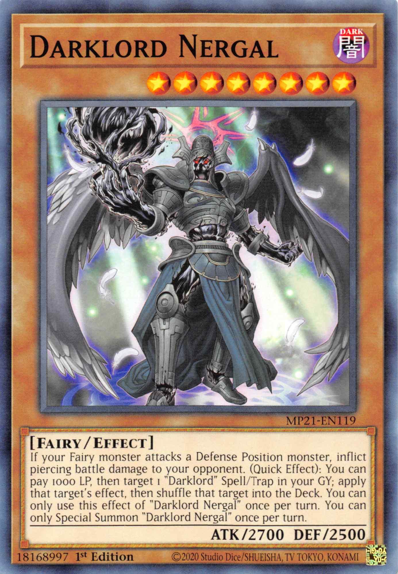 Darklord Nergal [MP21-EN119] Common - Josh's Cards