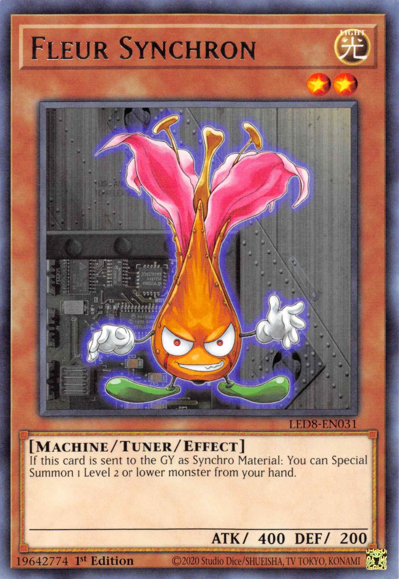 Fleur Synchron [LED8-EN031] Rare - Josh's Cards