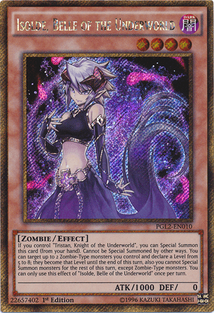 Isolde, Belle of the Underworld [PGL2-EN010] Gold Secret Rare - Josh's Cards