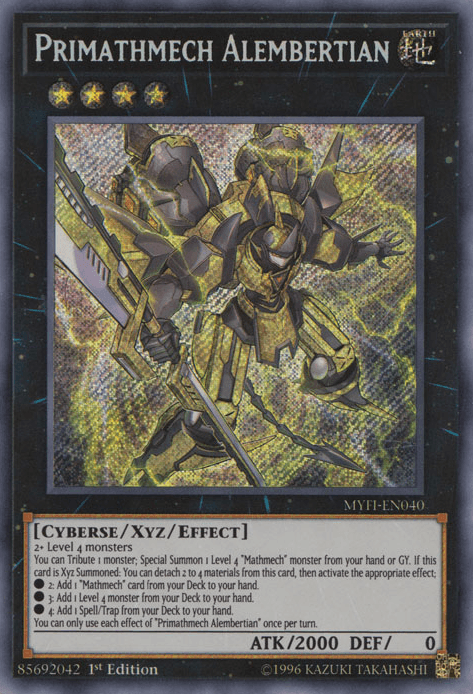 Primathmech Alembertian [MYFI-EN040] Secret Rare - Josh's Cards