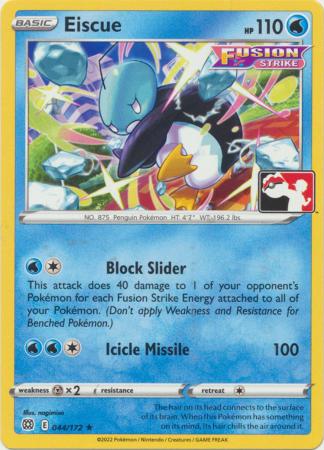 Pokemon: Eiscue Prize Pack 044/172 - Near Mint