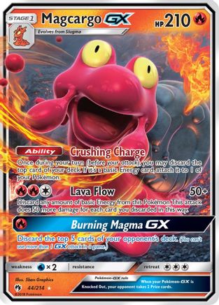 Magcargo GX 044/214 - SM  Lost Thunder Holofoil
