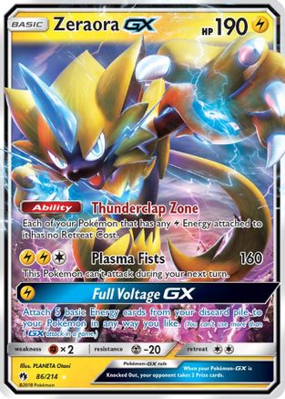 Zeraora-GX [86] (Lost Thunder) Holofoil