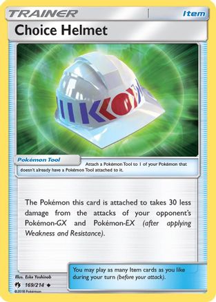 Choice Helmet 169/214 - SM  Lost Thunder Reverse Holofoil