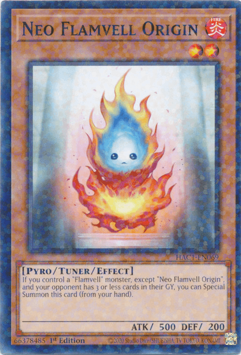 Neo Flamvell Origin (Duel Terminal) [HAC1-EN069] Common - Josh's Cards