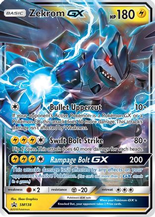 Zekrom-GX [SM138] (SM Black Star Promos) Holofoil