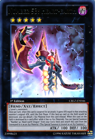 Number 53: Heart-eartH [CBLZ-EN046] Ultra Rare - Josh's Cards