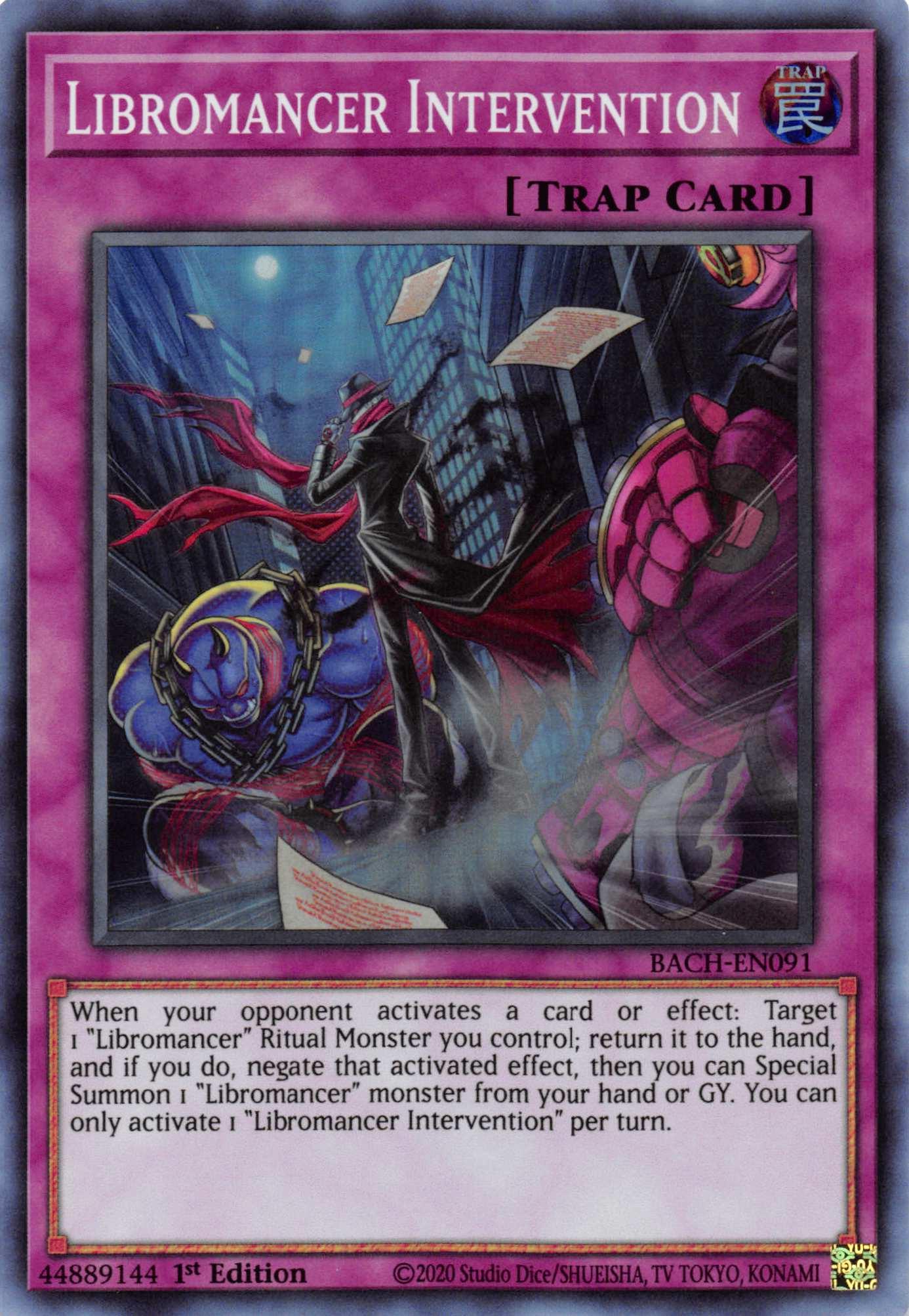Libromancer Intervention [BACH-EN091] Super Rare - Josh's Cards