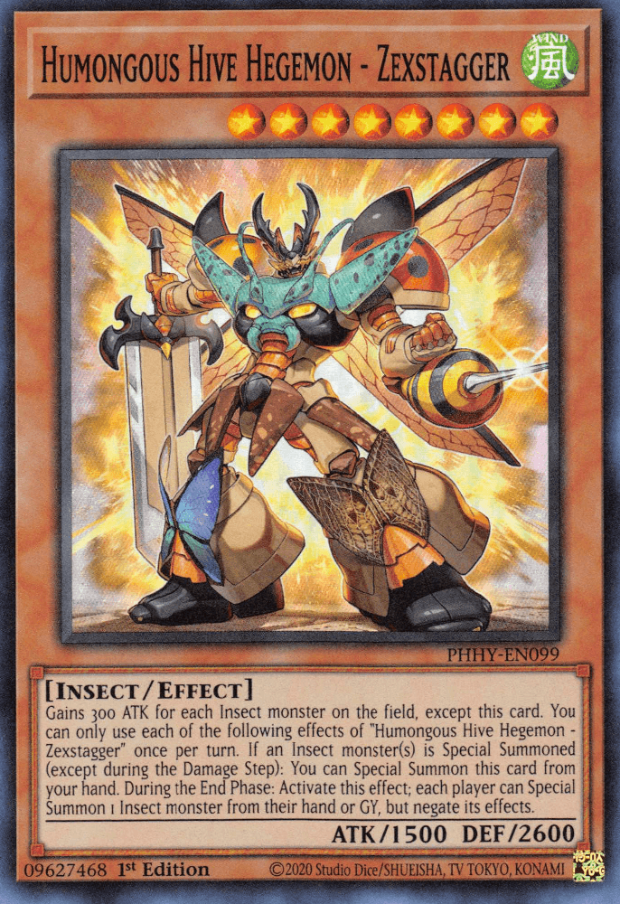 Humongous Hive Hegemon - Zexstagger [PHHY-EN099] Super Rare - Josh's Cards