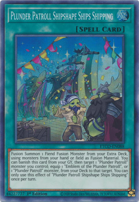 Plunder Patroll Shipshape Ships Shipping [ETCO-EN088] Super Rare - Josh's Cards
