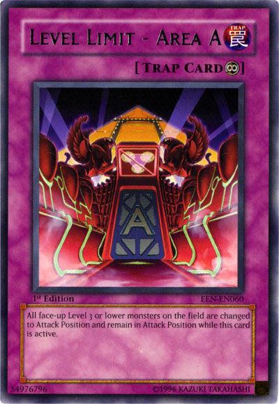 Level Limit - Area A [EEN-EN060] Rare - Josh's Cards