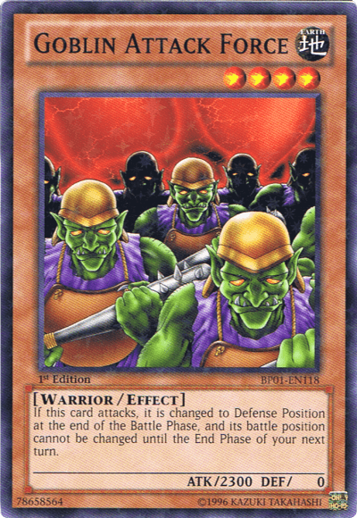 Goblin Attack Force [BP01-EN118] Starfoil Rare - Josh's Cards