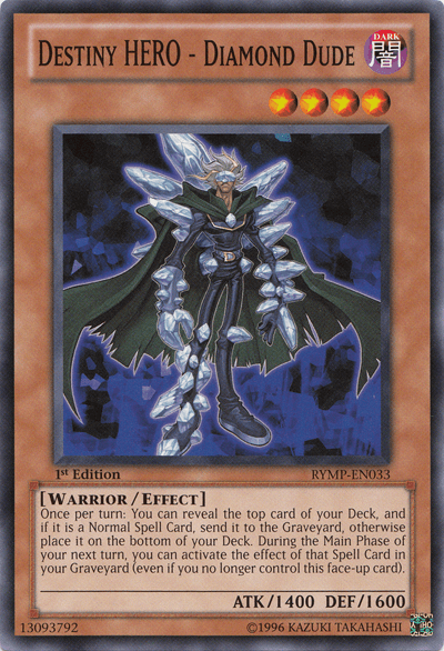 Destiny HERO - Diamond Dude [RYMP-EN033] Common - Josh's Cards