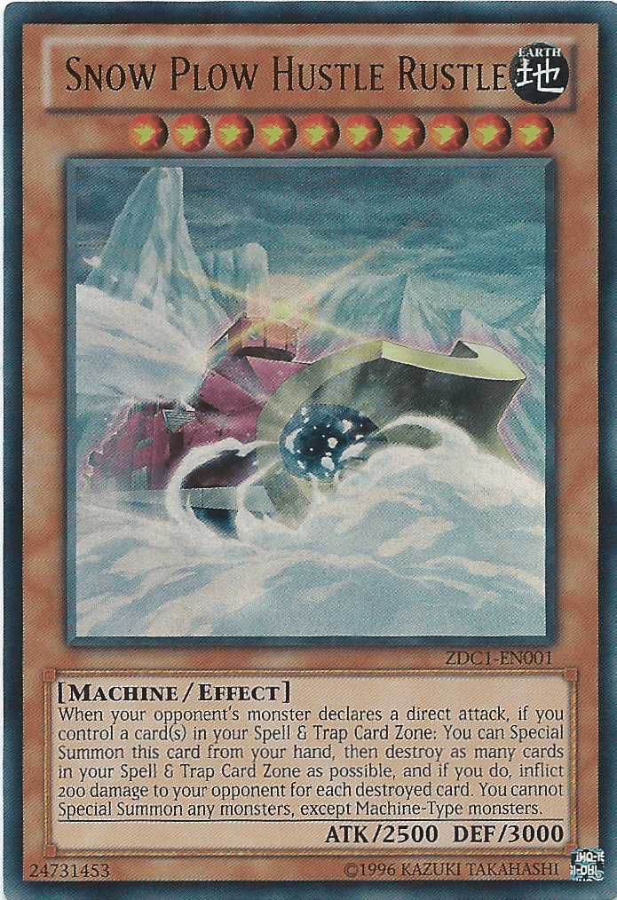 Snow Plow Hustle Rustle [ZDC1-EN001] Ultra Rare - Josh's Cards