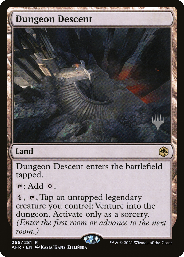 Dungeon Descent (PPAFR-255P) - Adventures in the Forgotten Realms Promos