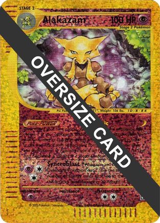 Alakazam (Box Topper) 001/12 - Jumbo Cards Reverse Holofoil
