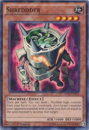 Shreddder [BP03-EN071] Shatterfoil Rare - Josh's Cards