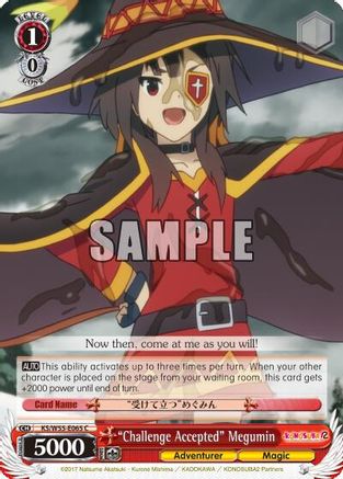 "Challenge Accepted" Megumin (KS/W55-E065 C) - KonoSuba 2