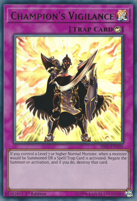 Champion's Vigilance [SS02-ENV01] Ultra Rare - Josh's Cards