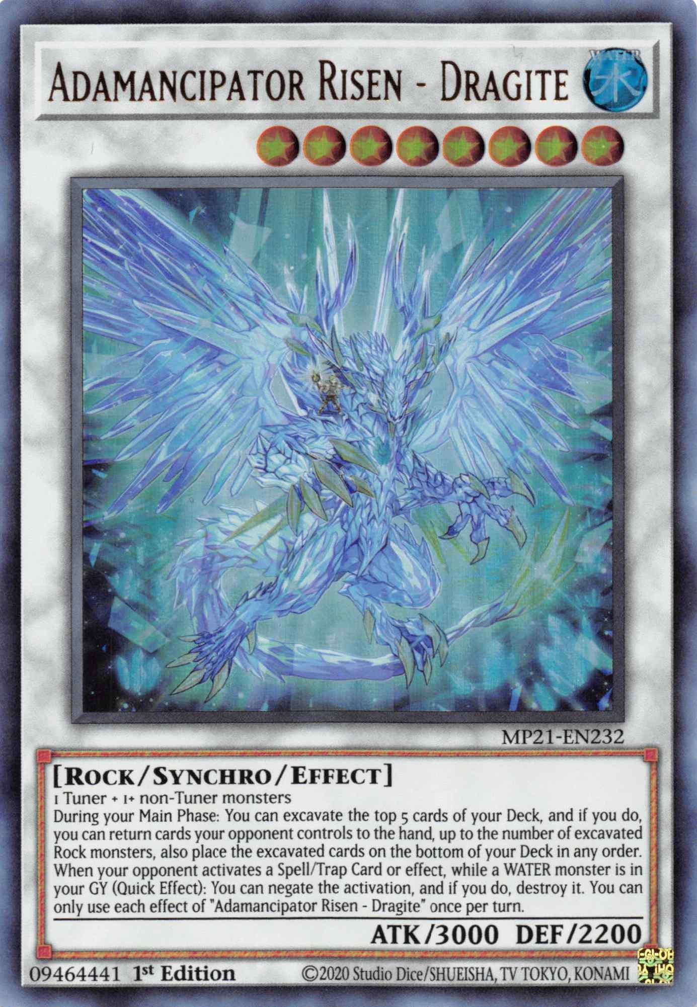 Adamancipator Risen - Dragite [MP21-EN232] Ultra Rare - Josh's Cards