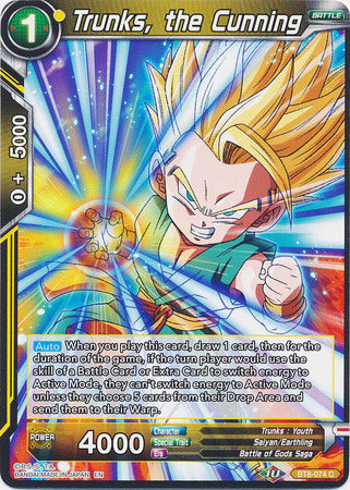 Trunks, the Cunning (BT8-074) [Malicious Machinations] Parallel Foil