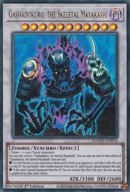 Gashadokuro, the Skeletal Mayakashi [MAMA-EN018] Ultra Rare - Josh's Cards
