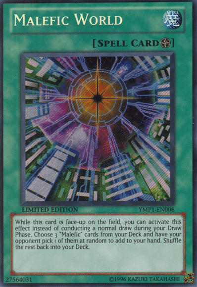 Malefic World [YMP1-EN008] Secret Rare - Josh's Cards